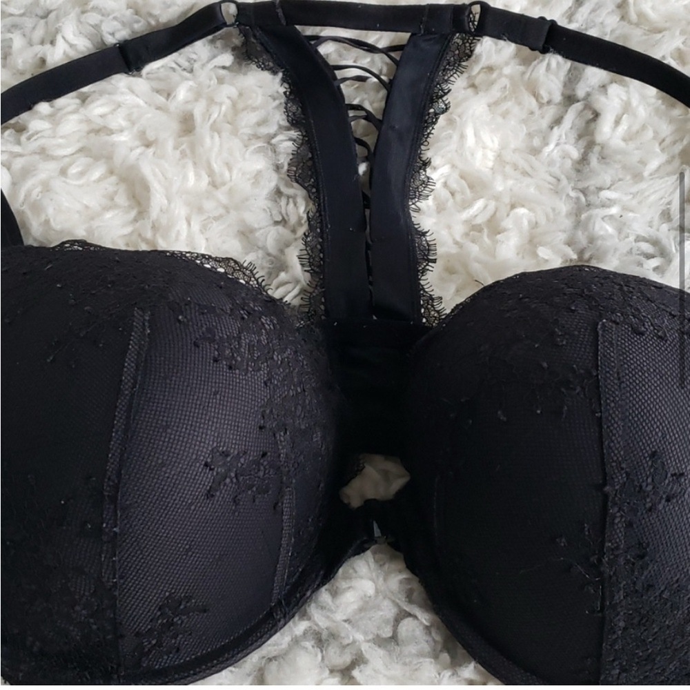 Nude Victoria's Secret Push-up Halter Bra